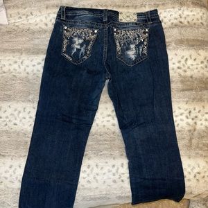 Miss me cropped jeans